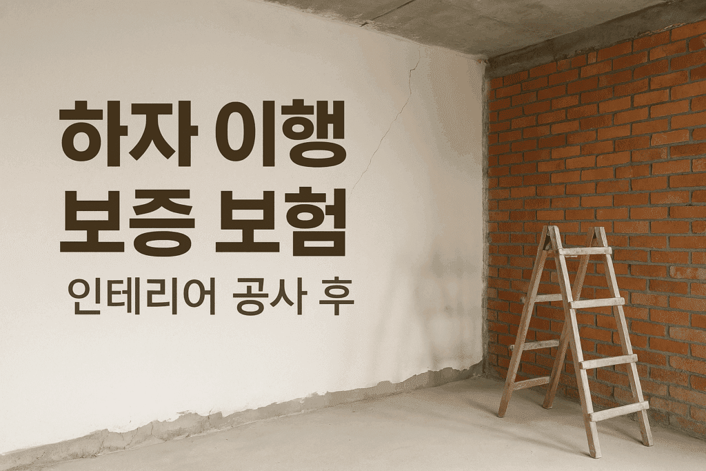하자 이행 보증 보험 꼭 필요한 이유 5가지|인테리어 분쟁 예방 필수 2 ChatGPT Image 2025년 5월 4일 오후 09 41 01