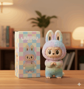 “나노바나나 피규어 프롬프트로 만든 라부부 인형 분위기의 AI 피규어 이미지 예시”